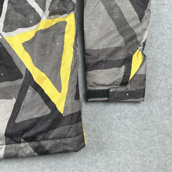 Quiksilver Dry Flight Tech 10K Snow Jacket Youth Boy Medium 12 Full Zip Ski - Picture 11 of 16